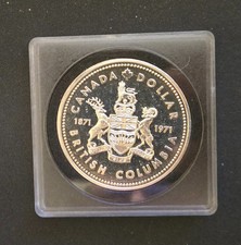 CANADA - NICE SILVER DOLLAR 1971 BRITISH COLUMBIA