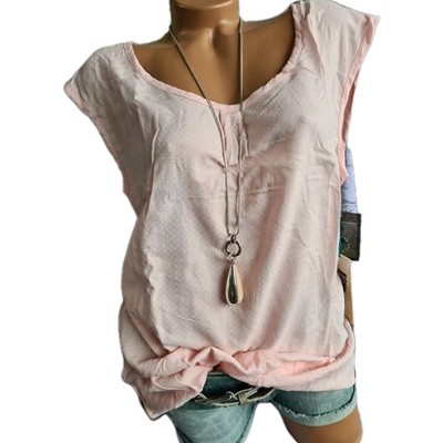 alife and kickin Damen Shirt Tunika Kurzarm Gr. XXL/44 (950) Rosa Punke