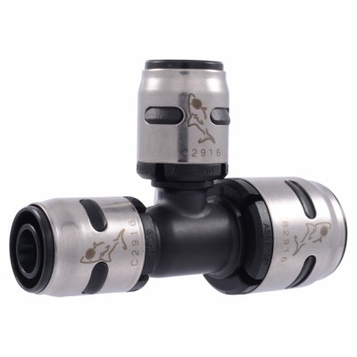 PEX Evopex Push Tee, 3/4 x 1/2 x 1/2-In. K454A