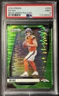 2024 Panini Prizm - Rookies Bo Nix #309 Neon Green Pulsar Prizm (RC) PSA 9