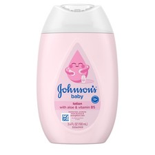 Johnson's Baby Lotion with Coconut Oil, Aloe Vera 3.4 Fl Oz Pack of 1 , Pink