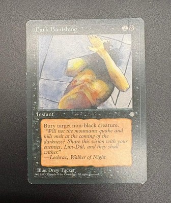  Dark Banishing C Ice Age Magic: The Gathering Moderately Played 