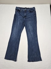 Lucky Brand Jeans Womens 16 High Rise Flare Stevie Stretch Blue Denim Pants