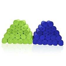 Cooling Towels 40 Pack 40"x 12", 160gsm Bulk Cool Towels, 20green,20dark Blue