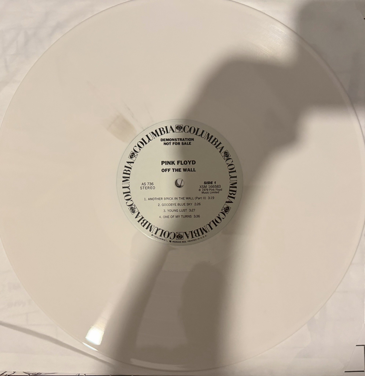 Pink Floyd - Off The Wall (Special Radio Construction) LP Colored White