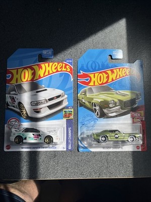 Hot Wheels 2021 Chevy Camaro RS 70 Walgreens Exclusive 179/250 With Subaru Super