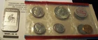 1969 US MINT UNC SET .4 KENNEDY HALF DOLLAR & 1 OZ AQUARIUS .999 SILVER BAR LOT