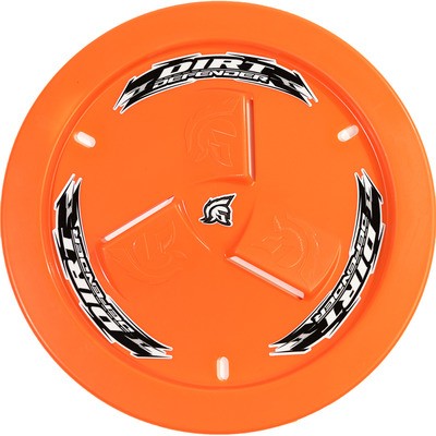 DIRT DEFENDER RACING PRODUCTS Wheel Cover Orange Vented- 10230