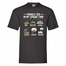 Things I Do In My Spare Time Lawnmower Gardening T Shirt Small-2XL