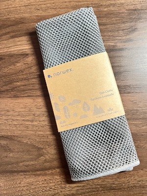 Norwex Dish Cloth 2 Pack - Graphite (46 cm x 50 cm / 18.1'' x 19.6'')