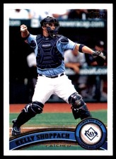 Kelly Shoppach 2011 Topps #514 Rays MLB READ FREE SHIPPING AutographDen