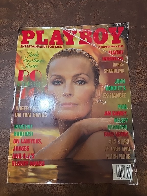 December 1994 Playboy Magazine - Bo Derek,Elisa Bridges,Roger Ebert on Tom Hanks