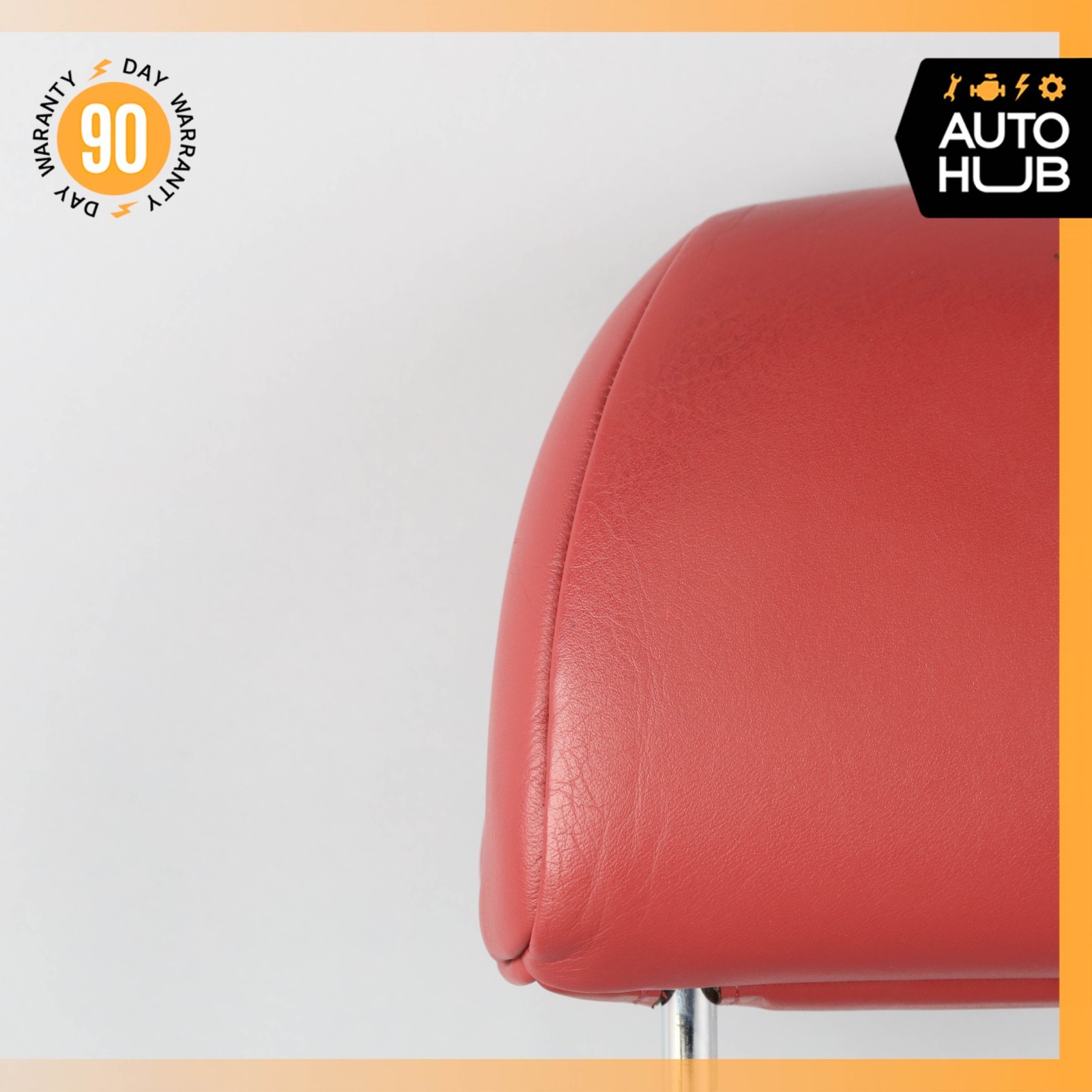 00-04 Aston Martin DB7 Vantage Front Left or Right Seat Headrest Red OEM 35k