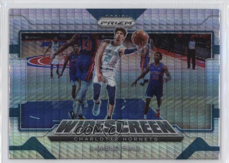 2021-22 Panini Prizm Widescreen Hyper Prizm LaMelo Ball #9 12yh