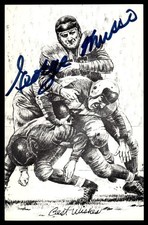 George Musso Bears Football Signed Postcard Photo Auto (no COA) *AD46