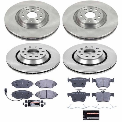 PowerStop Track Day Spec High-Performance Brake Pad and Rotor Kit