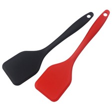 2 Pack Silicone Kitchen Spatula Heat Resistant Frying Shovel Cooking Turner