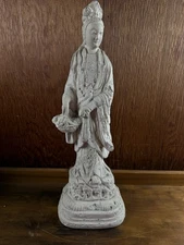A Large Mid Century Bodhisattva Guanyin Statue 1974 Jaru Signed
