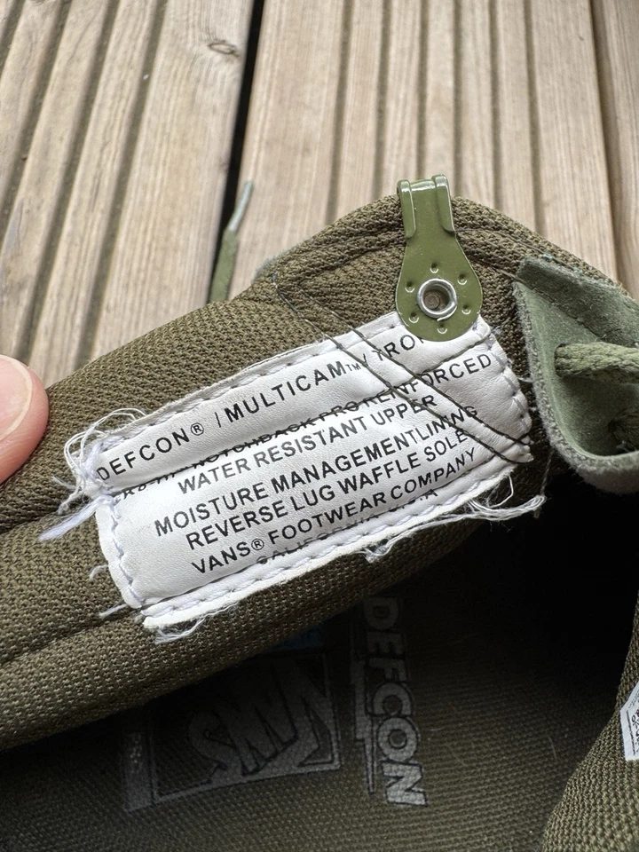 VANS Sk8-Hi DEFCON homme EU 43 camouflage Multicam Tropic - rare collection - Photo 2/4