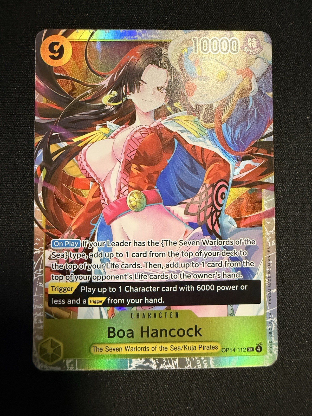 Boa Hancock SR OP14-112 The Azure Sea's Seven English One Piece TCG NM/M
