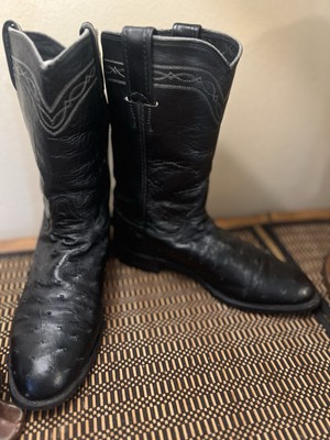 Купить vintage justin cowboy boots men s black size 8  display picture 1