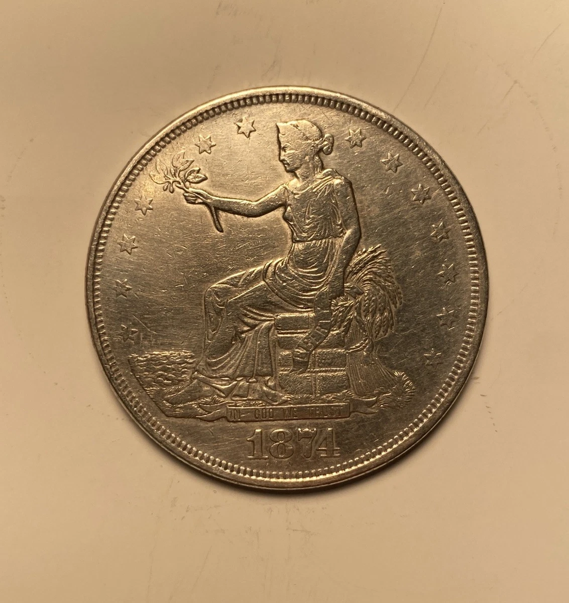 1874 年美国贸易元(1873-1885) | eBay
