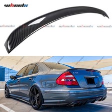 für Mercedes Benz E Klasse W211 Limo 2003-08 Sport Heckspoiler Lippe Carbon Look