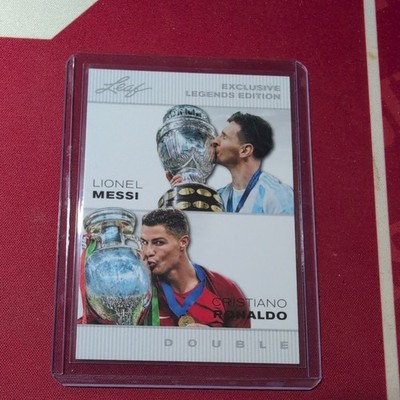 Leaf 2024 Legends Edition Double Messi / Ronaldo Soccer Trading Card