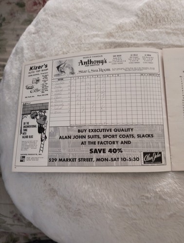 1968 S.D. Padres PCL Program-Their Last Season Played In The New S. D Stadium - Picture 12 of 24