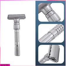 New Adjustable Double Edge Razor Classic Men Shaving Safety Razors Zinc Alloy...