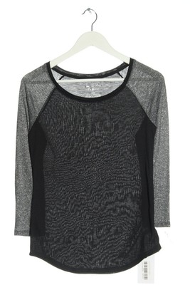 AMERICAN EAGLE OUTFITTERS Longsleeve Damen Gr. DE 38 schwarz-hellgrau