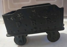 Antique P.R.R. Train Coal Car Cast Iron Train Car Toy