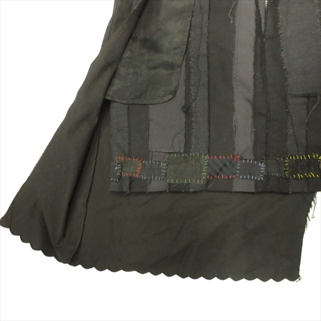 03ss Undercover SCAB Scabbed Patchwork Skirt Mini… - image 3