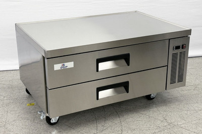 NEW 48'' Commercial Chef Base Refrigerator 2 Drawer Fridge 115V NSF