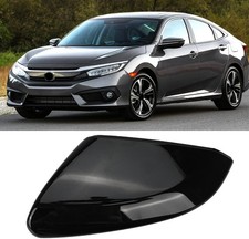 Compatible with Altima 2013-2018 Mirror Cover Replacement Glossy Black Mirror Ca