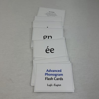 Logic Of English Essentials Advanced Phonogram Flash Cards 3rd Edition