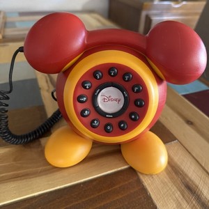 Disney Mickey Mouse Push Button Corded Telephone Disney Phone DPH8020-C 
