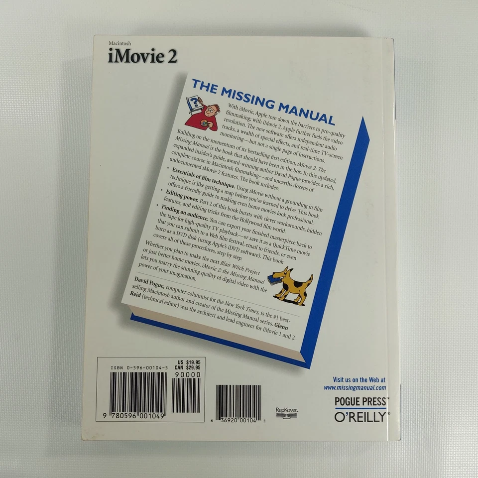 O'REILLY iMovie 2 The Missing Manual & iPod The Missing Manual 9th ed - Image 3 of 4