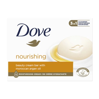 Dove Nourishing Beauty Bar w/ Moroccan Argan Oil, 3.17oz
