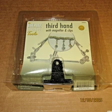 Brand New The BeadSmith Third Hand With Magnifier & Clips 3Hand04