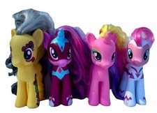 Hasbro My Little Pony Mixed Lot Of 4 2010 Power Ponies Exclusive