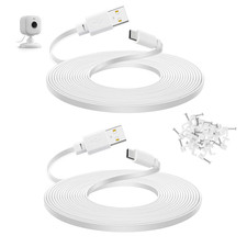 2-Pack 30 Ft Power Cord for Blink Mini 2, Blink Outdoor 4 Camera, Long USB C Ext