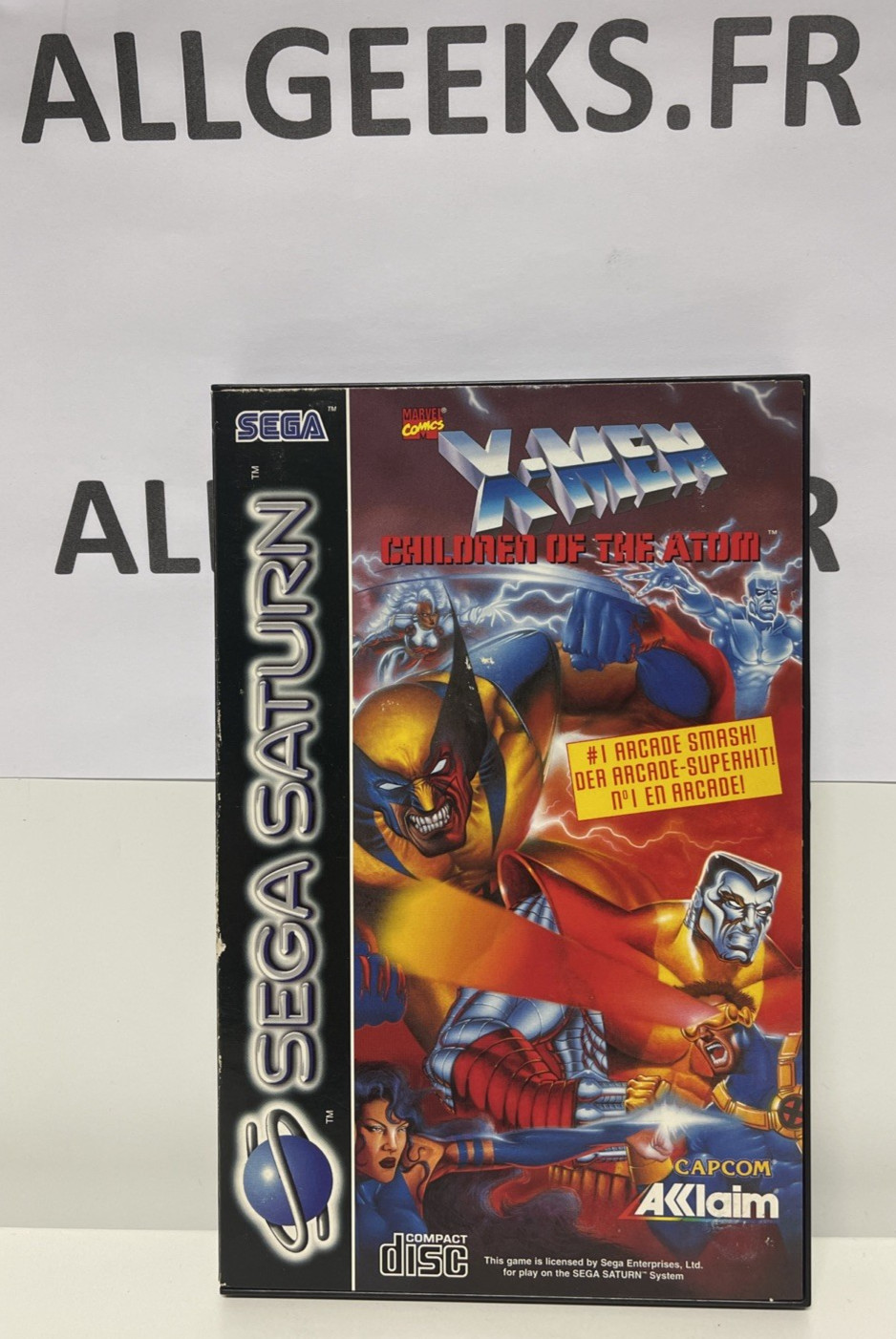 X-MEN CHILDREN OF THE ATOM SEGA SATURN PAL-EURO (COMPLETE - GOOD CONDITION
