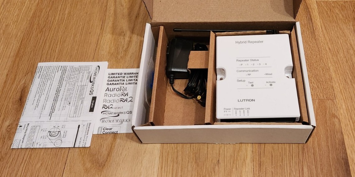 Homeworks Repeator Lutron HomeWorks QS HQR-REP-120 Hybrid Repeater | eBay