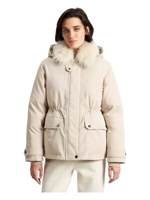 Giubbotto Parka da Donna Woolrich Taglia S-M Colore Crema