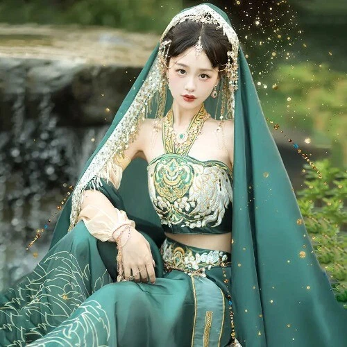 VETEMENTS Cos Tradition Clothes Dunhuang Maiden Principessa del Western Dress Flying Hanfu Set