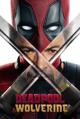 Deadpool & Wolverin (2024) Movie Film POSTER Plakat 100x70 91,5x61 70x50cm  -39a