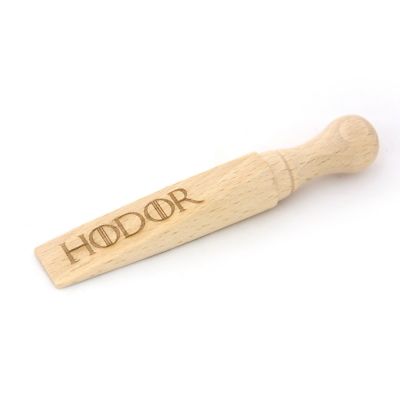 Game Of Thrones Hodor Wooden Doorstop Hold The Door Stop A Fan