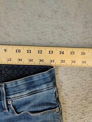 Pantalones de mezclilla para mujer Levis 525 4 azules cintura perfecta pierna recta tiro medio lavado medio - Imagen 11 de 15