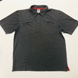 The-North-Face-Mens-Pocket-Polo-Short-Sleeve-Shirt-Gray-Size-Medium